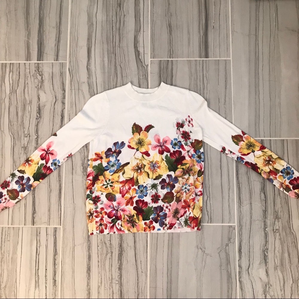 Oasis floral sweater.